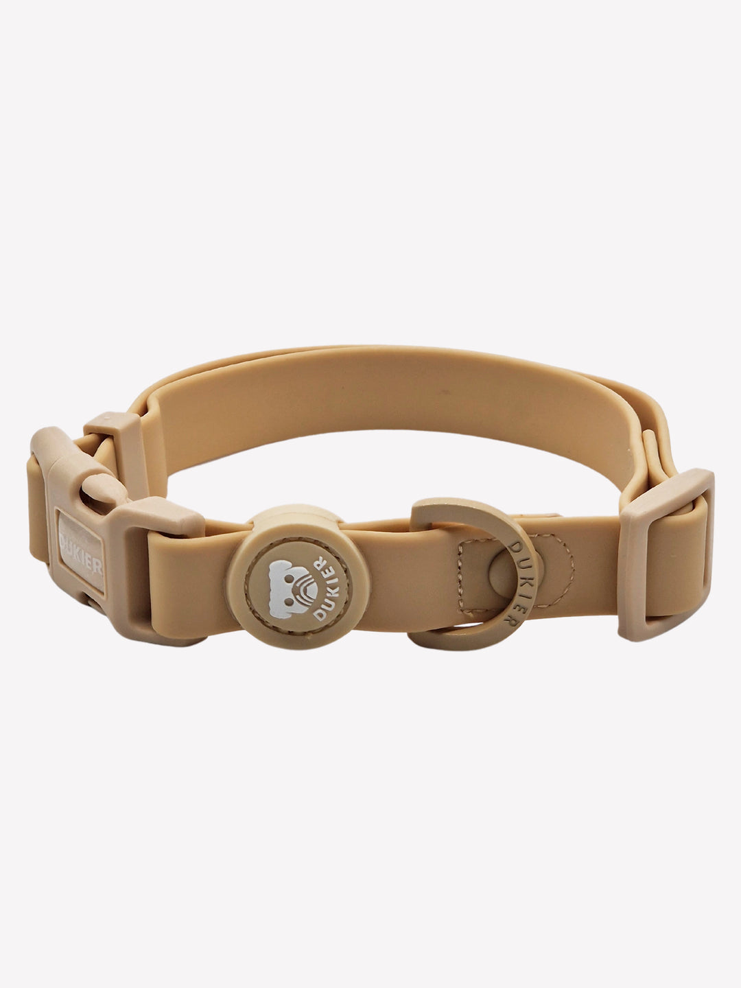 BEIGE WATERPROOF DOG COLLAR