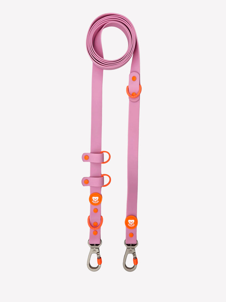 WATERPROOF HANDS-FREE LEASH TANGERINE PINK