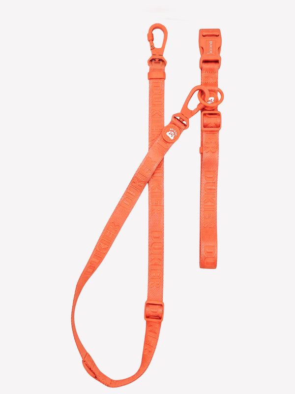 HANDS-FREE LEASH TANGERINE
