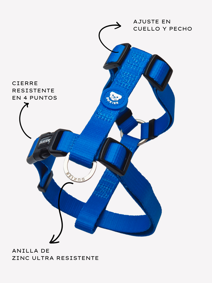 BLUE CLASSIC DOG HARNESS