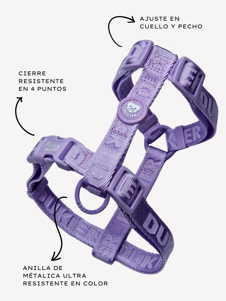 CLASSIC DOG HARNESS VIOLET