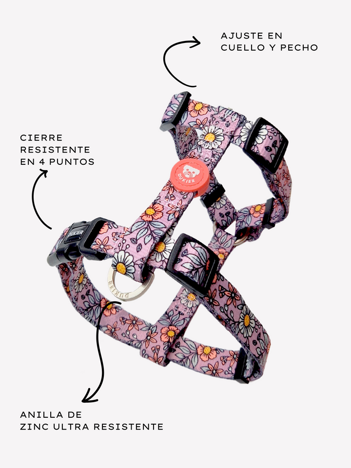 FLOWER POWER  CLASSIC HARNESS FOR DOGS