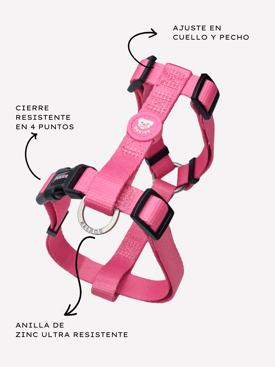 ARNÉS CLÁSICO PARA PERRO PINK