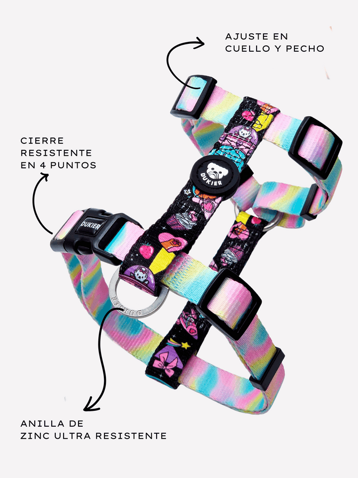 ARNÉS CLÁSICO PARA PERRO PINK GALAXY