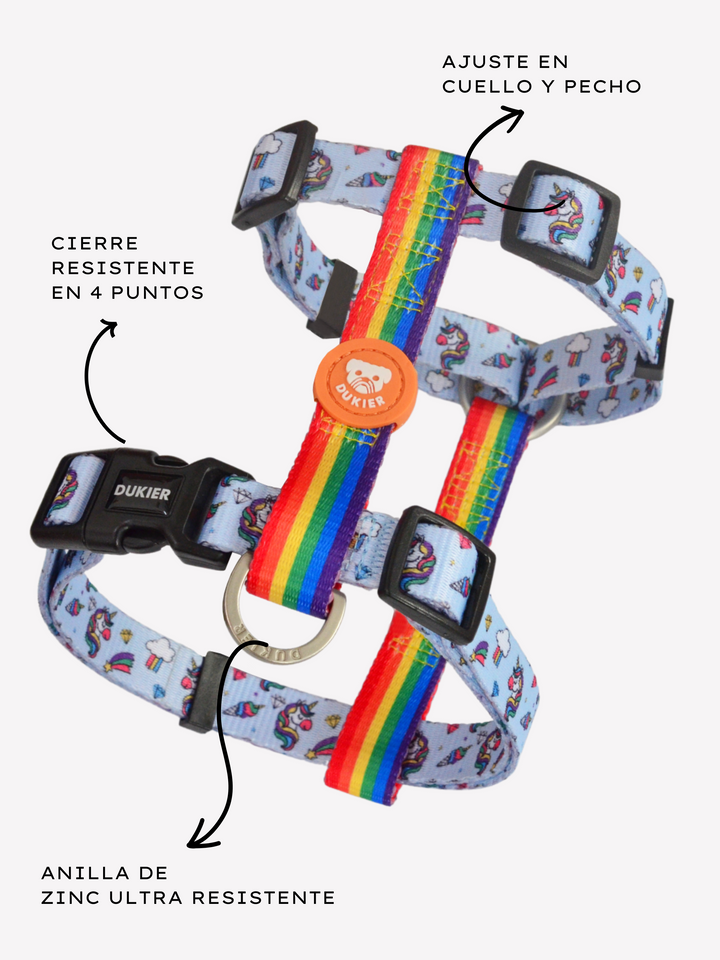 UNICORNS CLASSIC DOG HARNESS