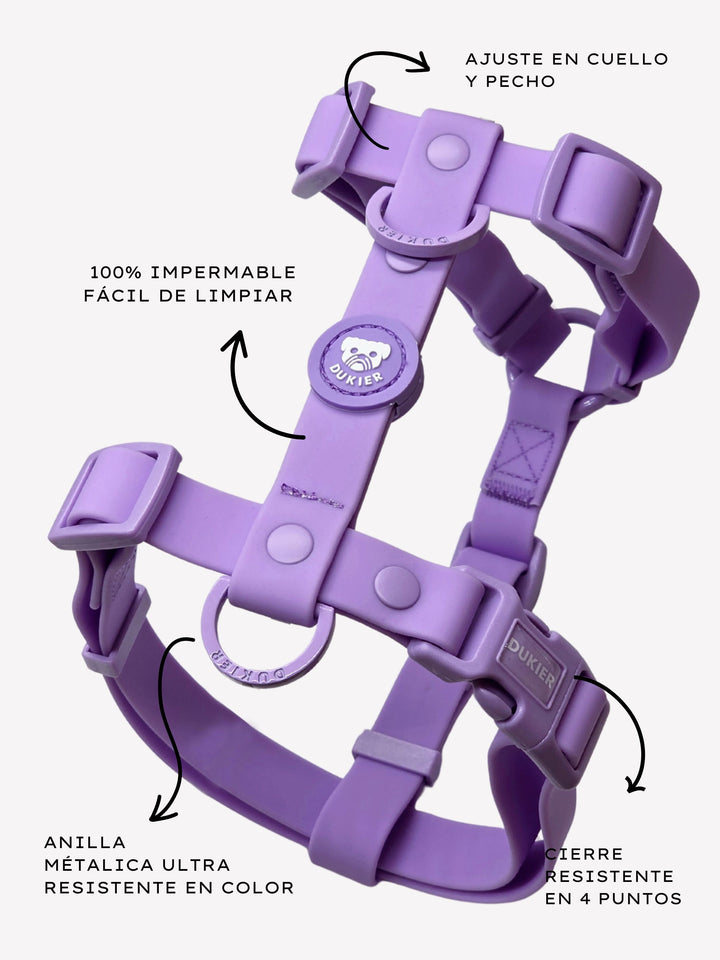 WATERPROOF DOG HARNESS CORAL