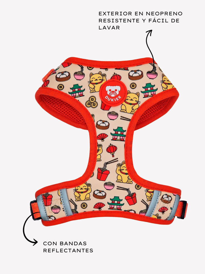 ASIAN ADJUSTABLE DOG HARNESS