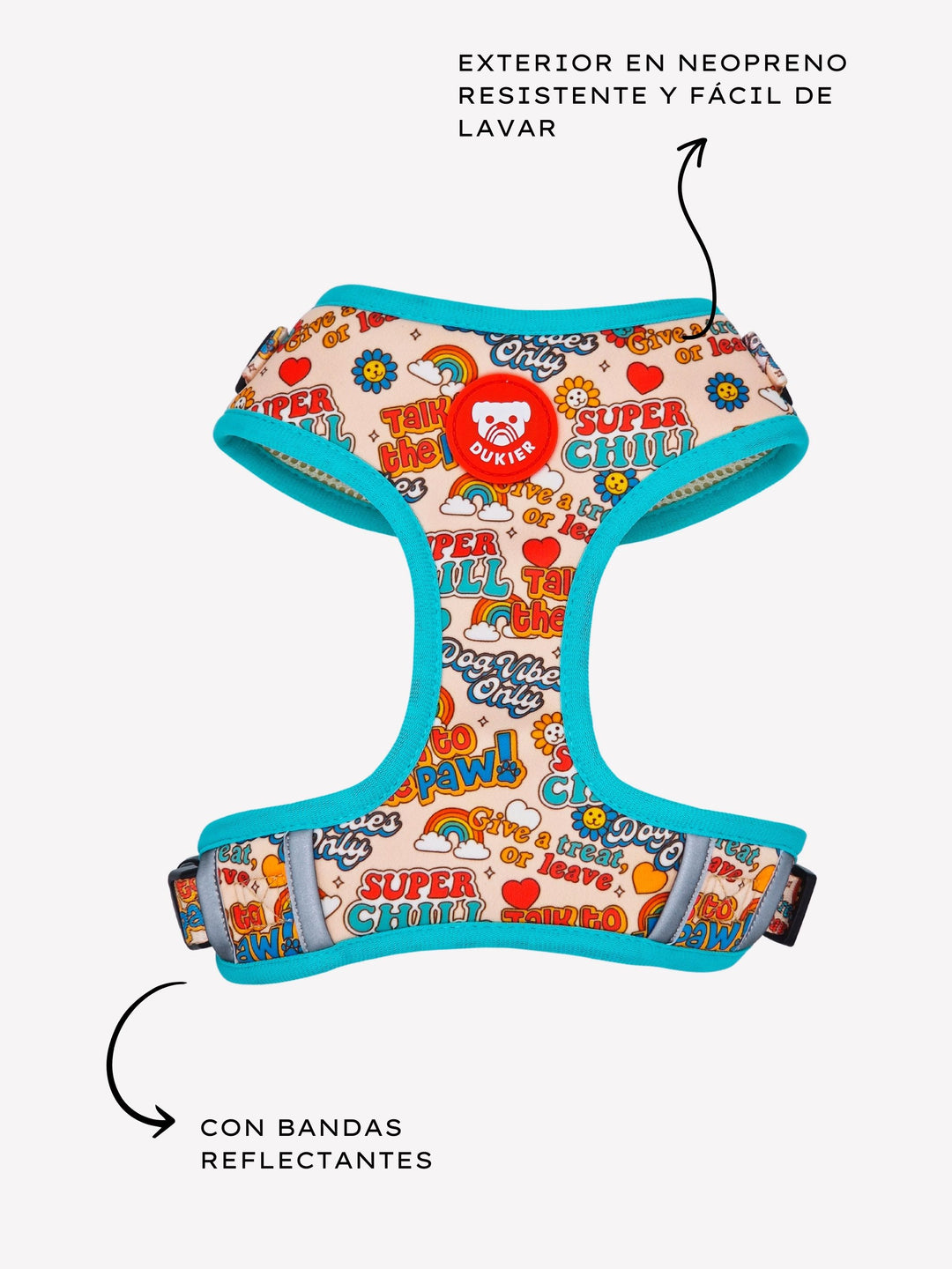 STICKERS ADJUSTABLE DOG HARNESS