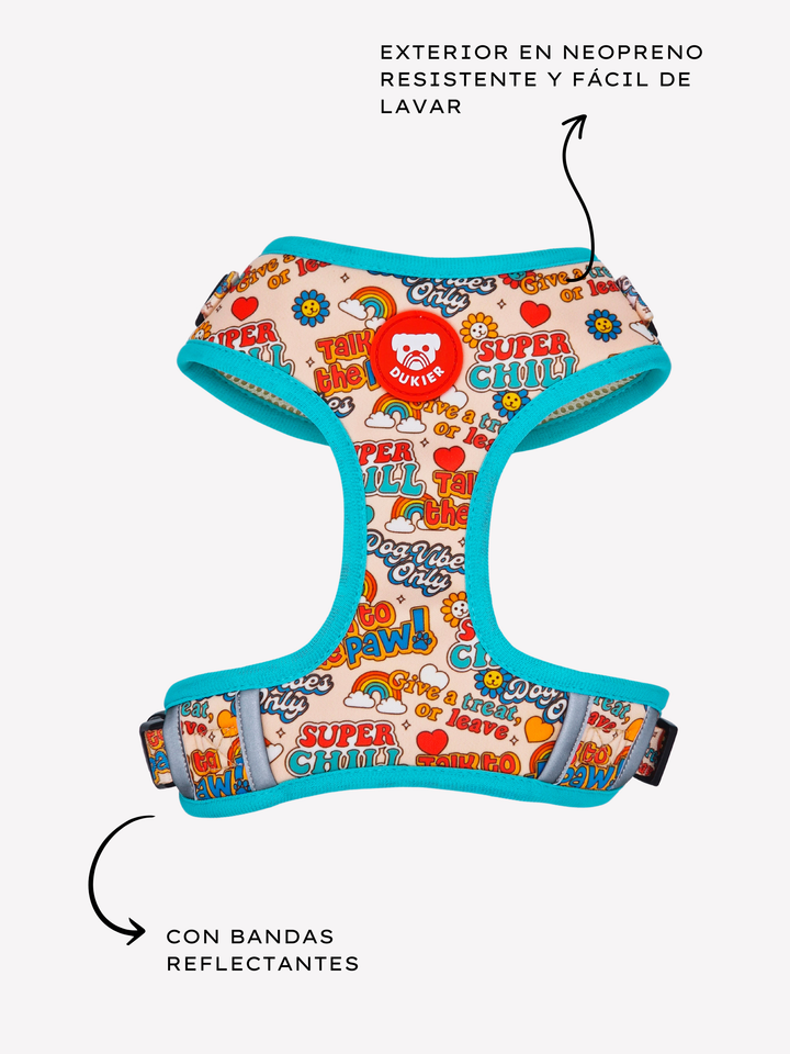 STICKERS ADJUSTABLE DOG HARNESS