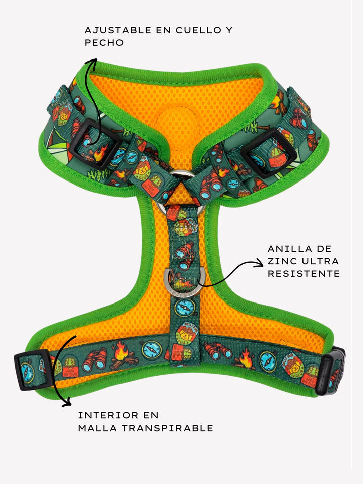 SCOUTS ADJUSTABLE DOG HARNESS