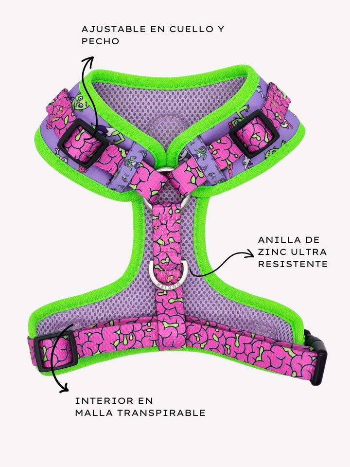 ARNES AJUSTABLE PARA PERRO ZOMBIE