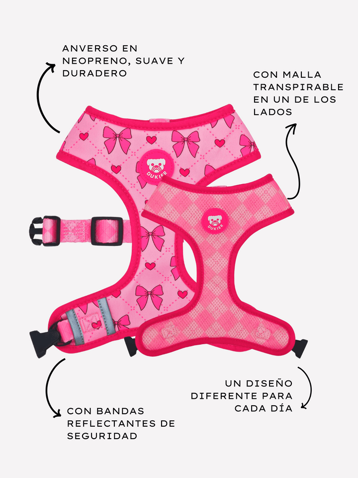 ARNÉS REVERSIBLE PARA PERRO COQUETTE