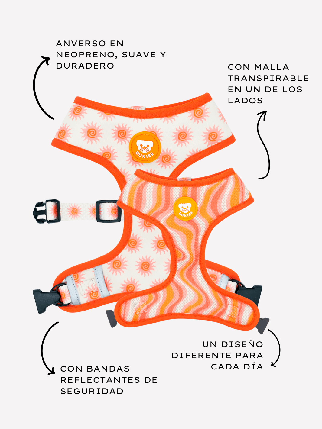 ARNÉS REVERSIBLE PARA PERRO SUN