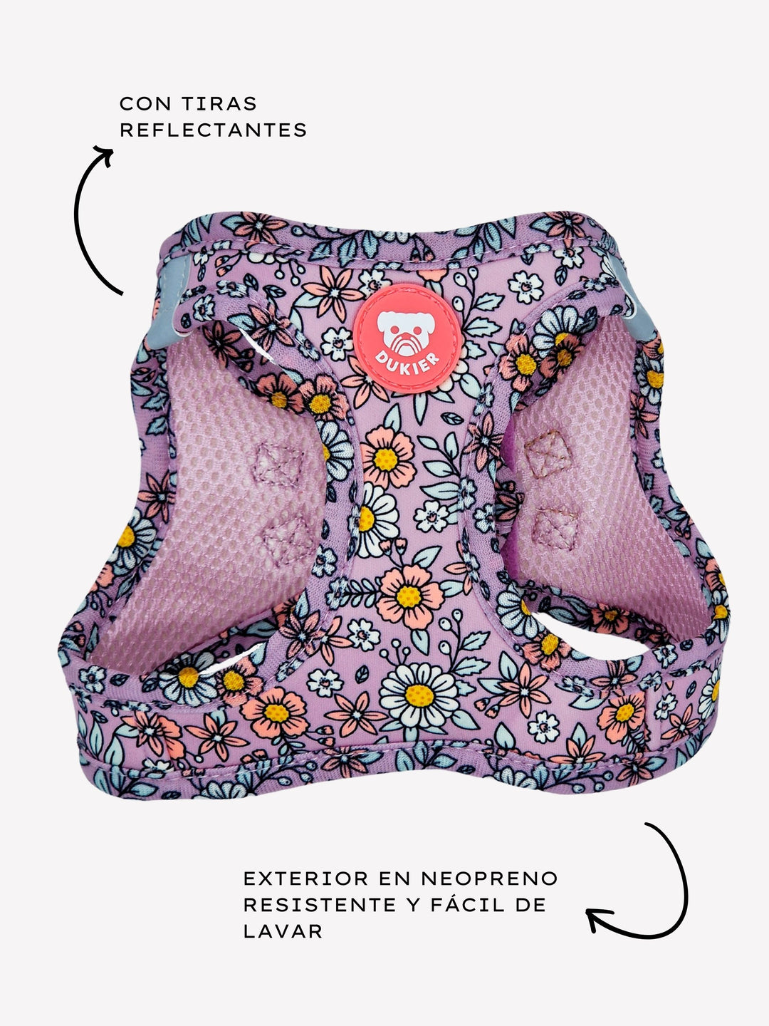 PETTORINA PER CANE BODY FLOWER POWER