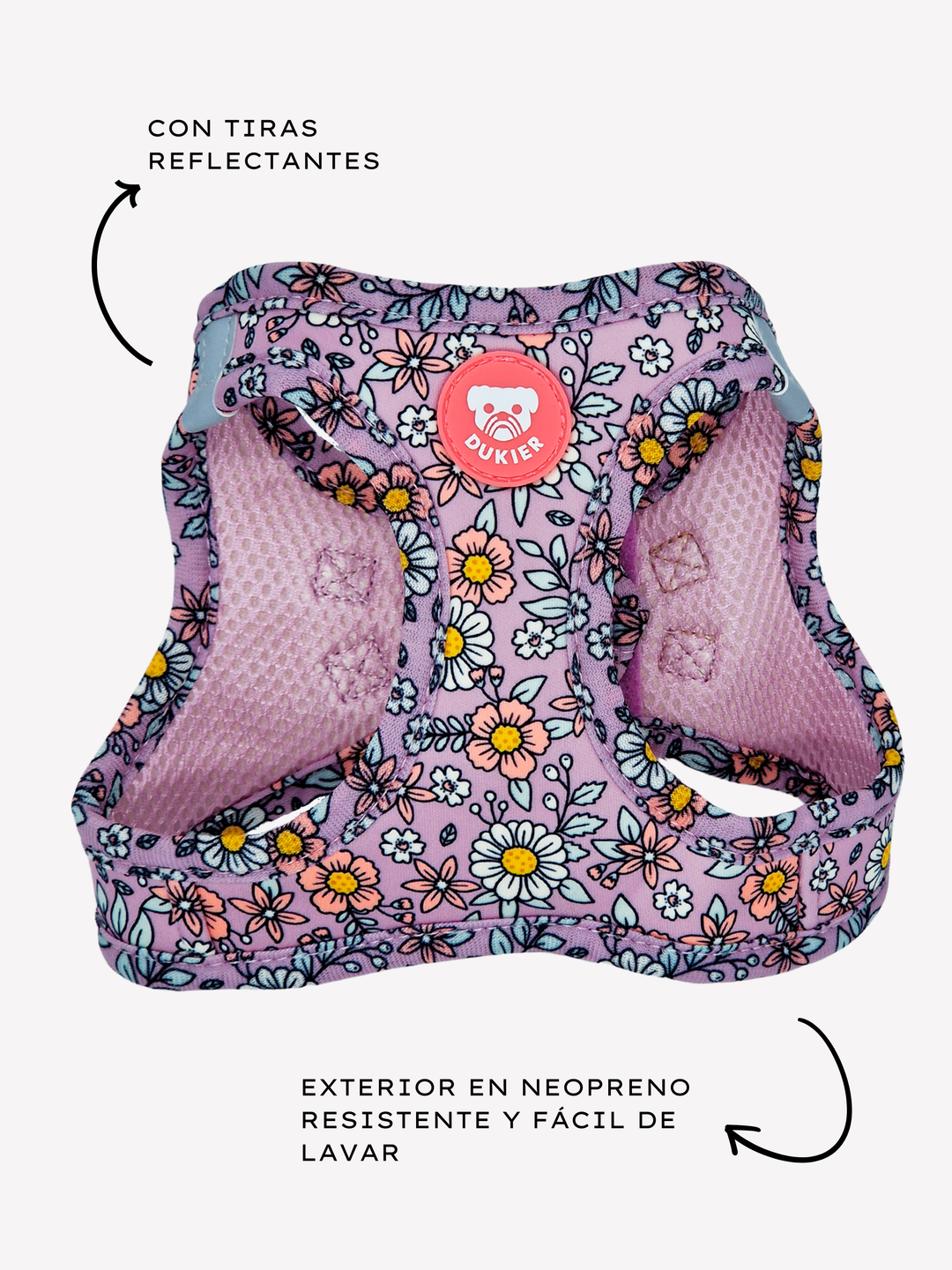 DOG BODY HARNESS FLOWER POWER