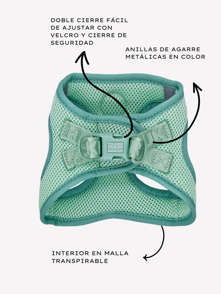 ARNÉS BODY PERRO SOFT GREEN