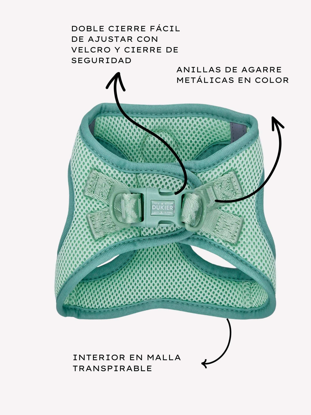 ARNÉS BODY PERRO SOFT GREEN