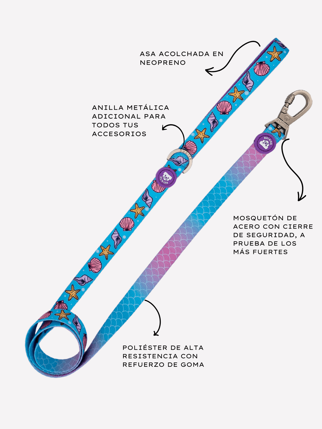 CORREA PARA PERRO MERMAID