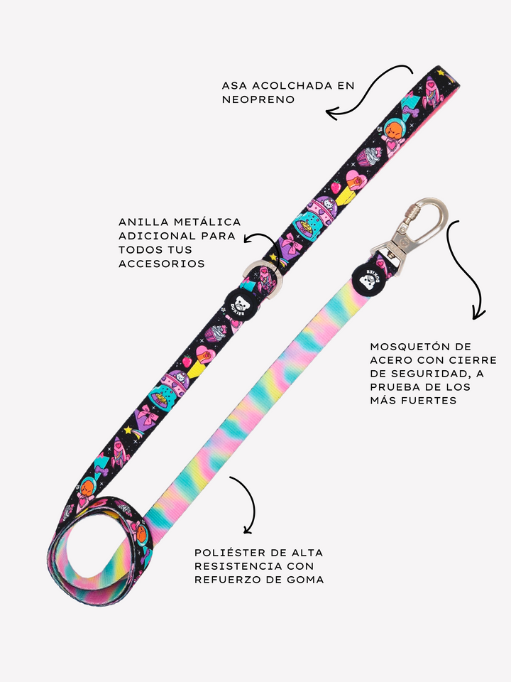 PINK GALAXY LEASH FOR DOGS