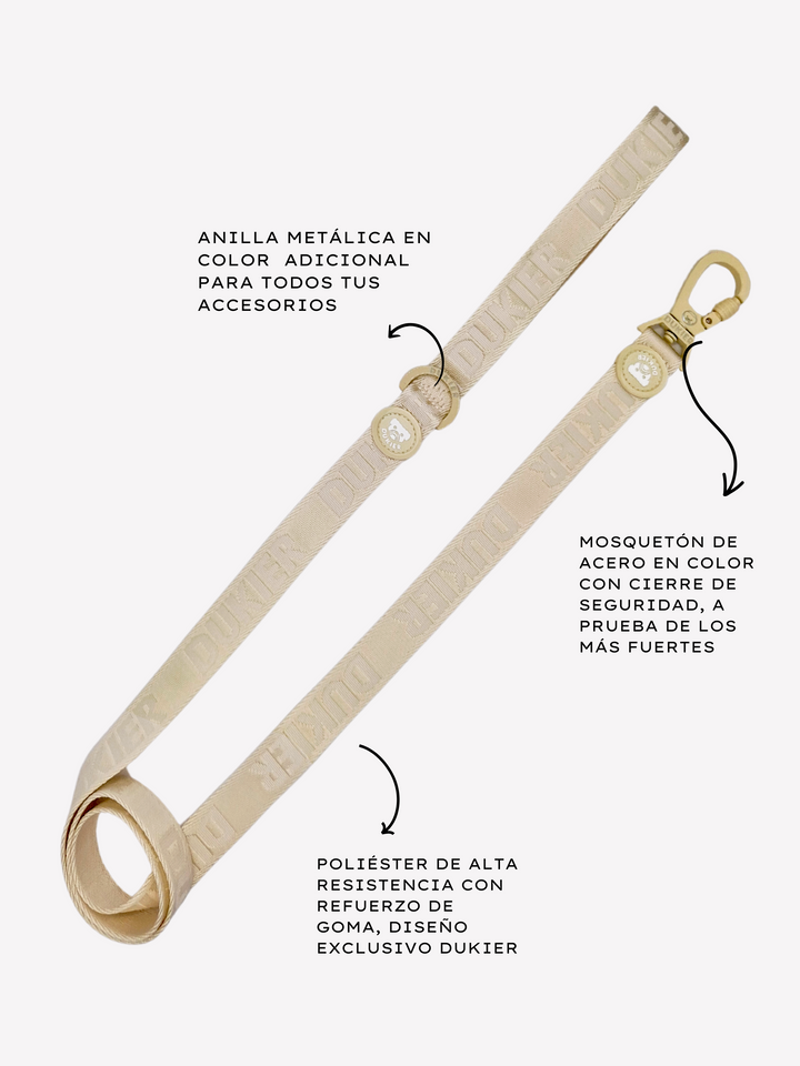 TRELA PARA CÃO BEIGE
