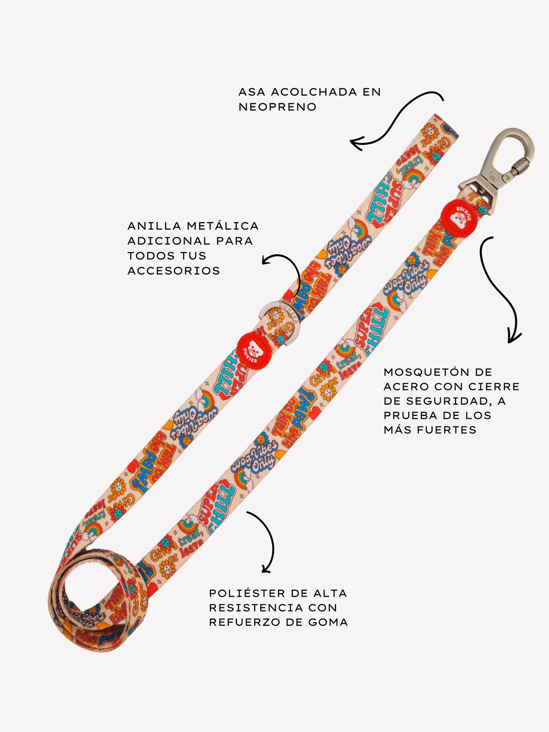 STICKERS LEASH FOR DOGS
