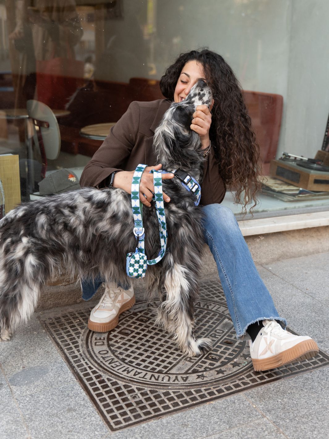 HARNAIS TRAIL KALEIDO RETRO TIDE POUR CHIEN