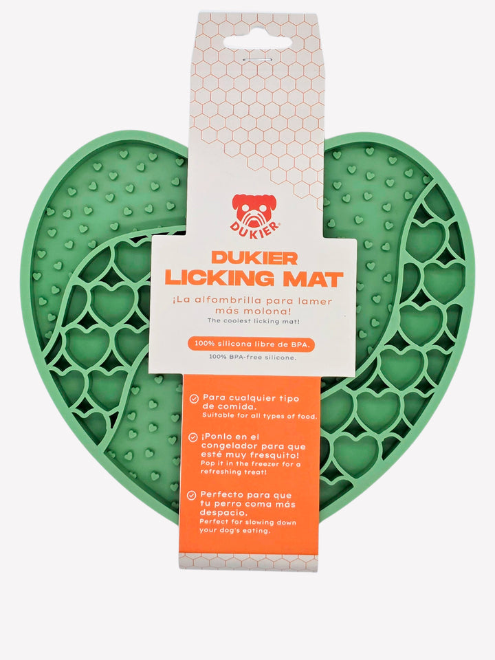 LICK MAT PER CANE GREEN LOVE