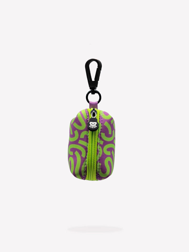 PORTE-SACS POUR CHIEN KALEIDO LIME SWIRL