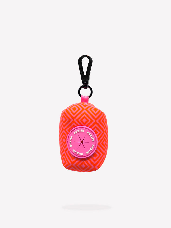 PORTA BOLSAS CACA KALEIDO PINK GRID