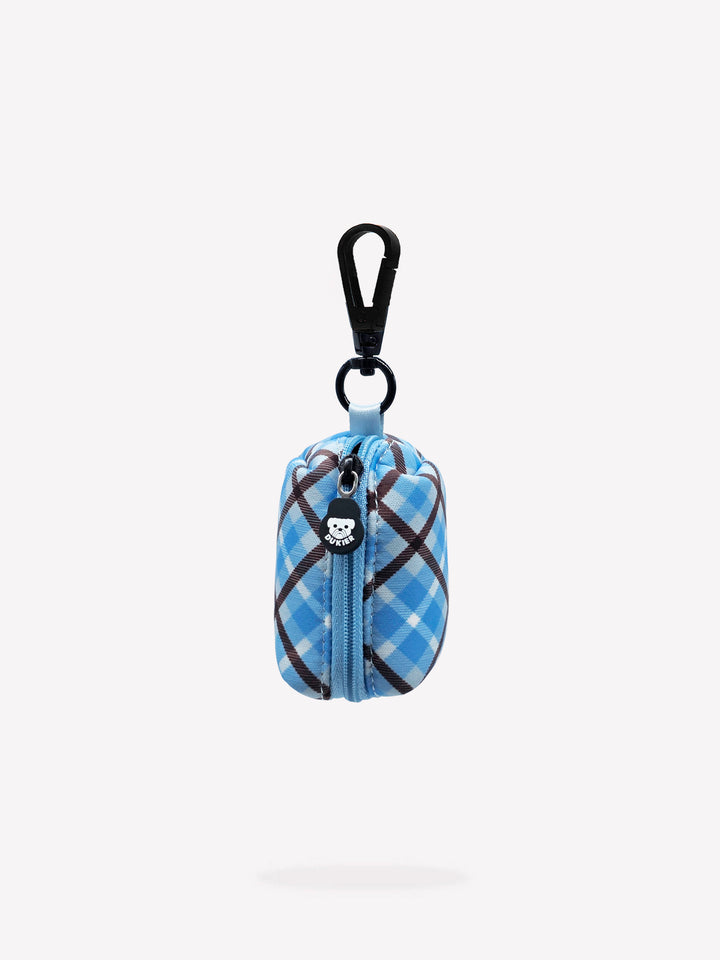 PORTA BOLSAS CACA TARTÁN BLUE MOCCA