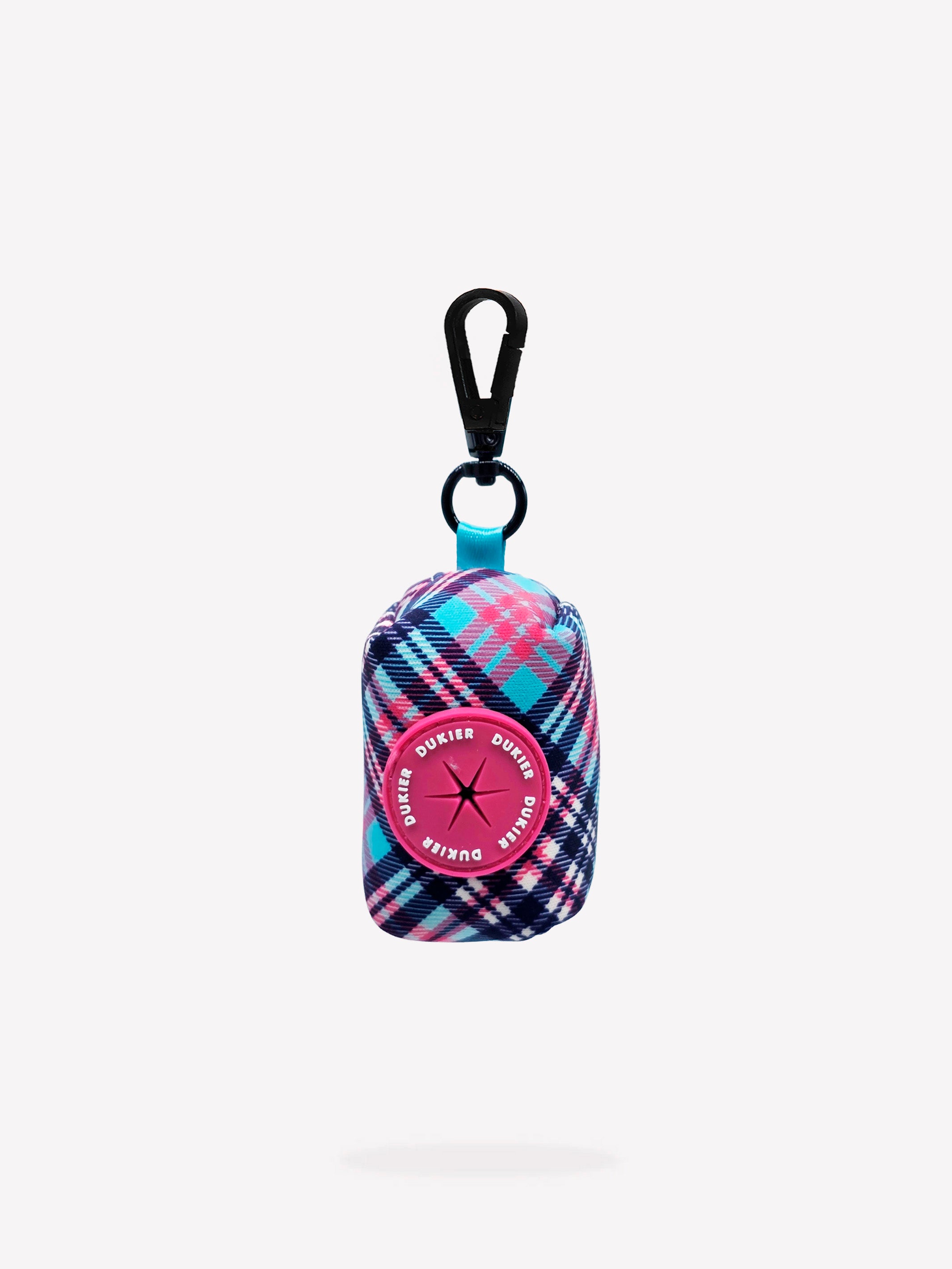 PORTA BOLSAS CACA TARTÁN PINK