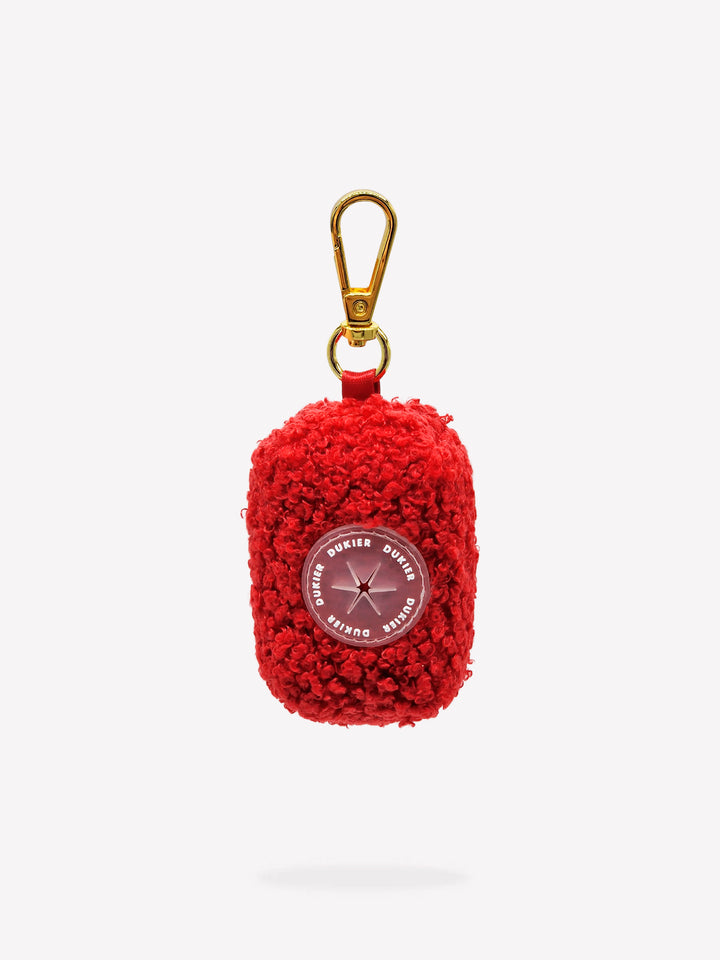 TEDDY RED POO BAG HOLDER
