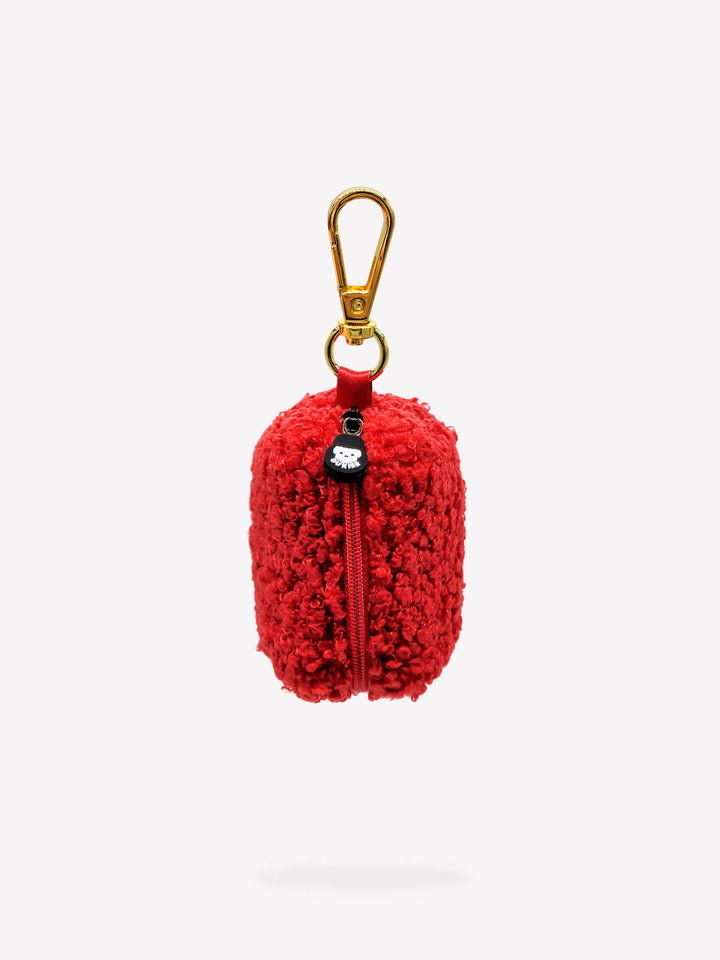 TEDDY RED POO BAG HOLDER