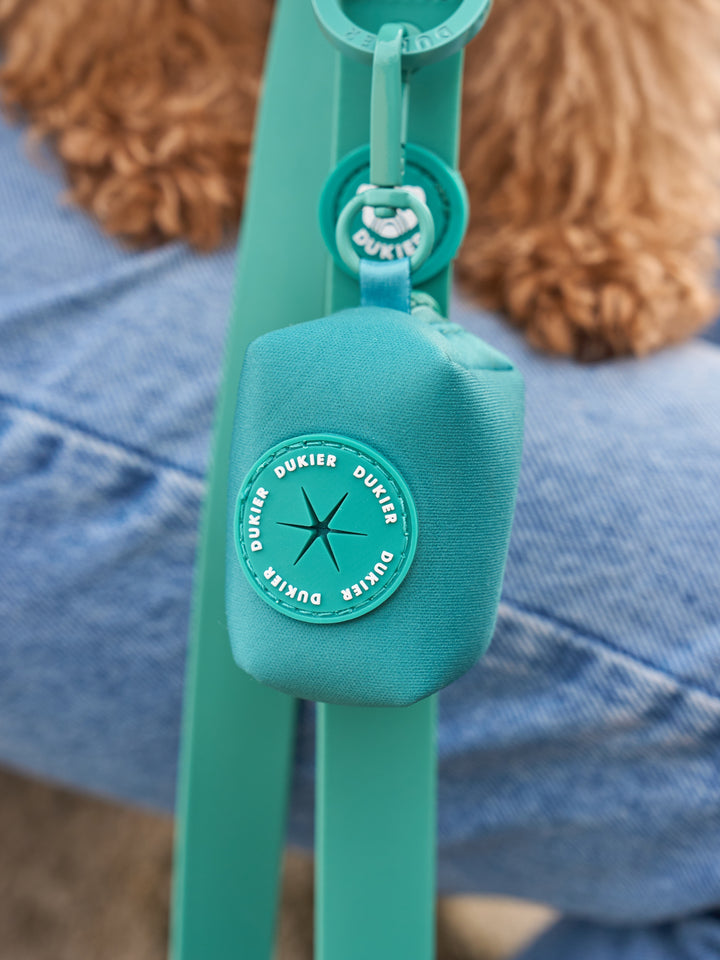 POO BAG HOLDER FOR DOGS GREEN
