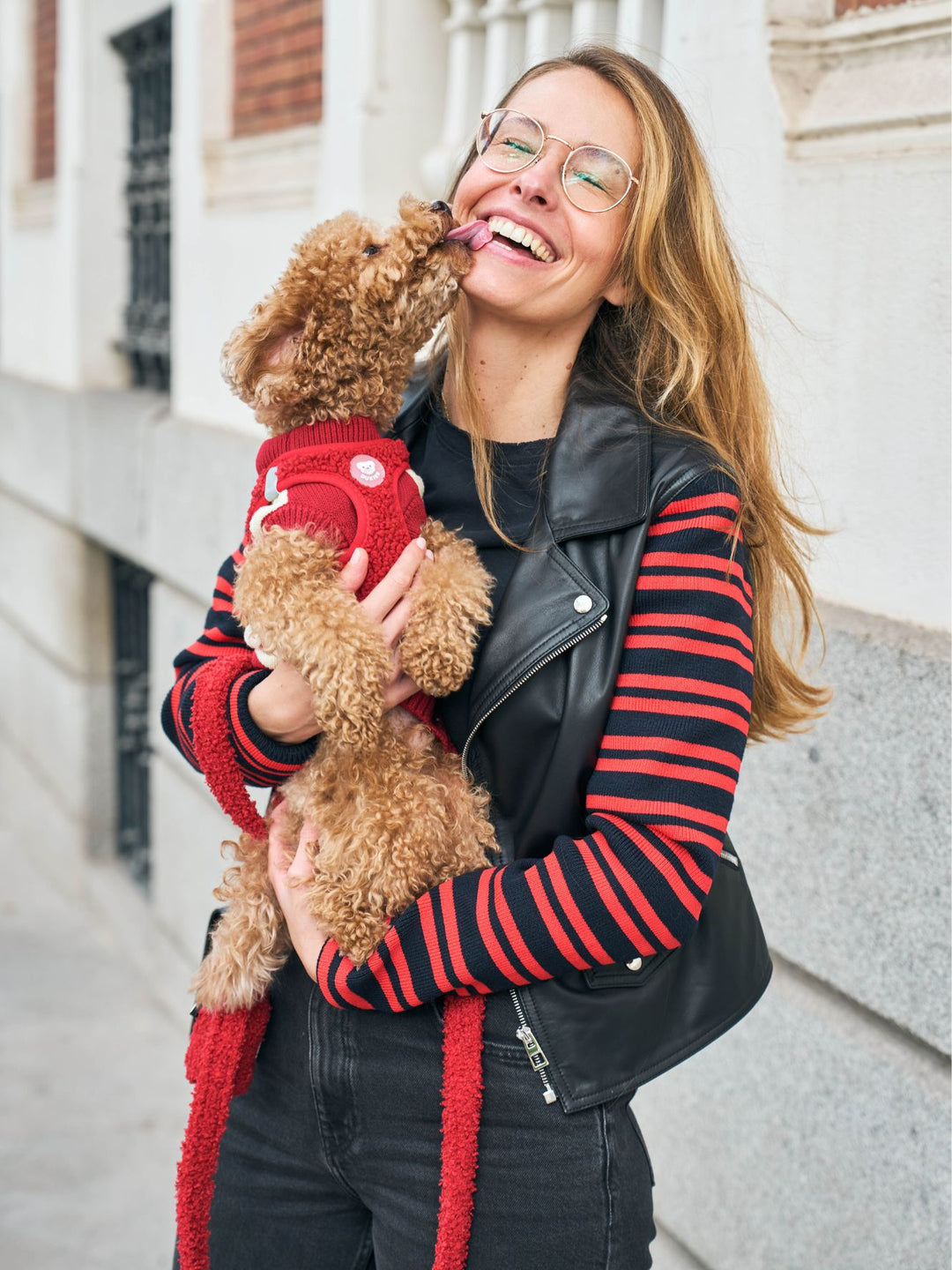PETTORINA PER CANE BODY TEDDY RED