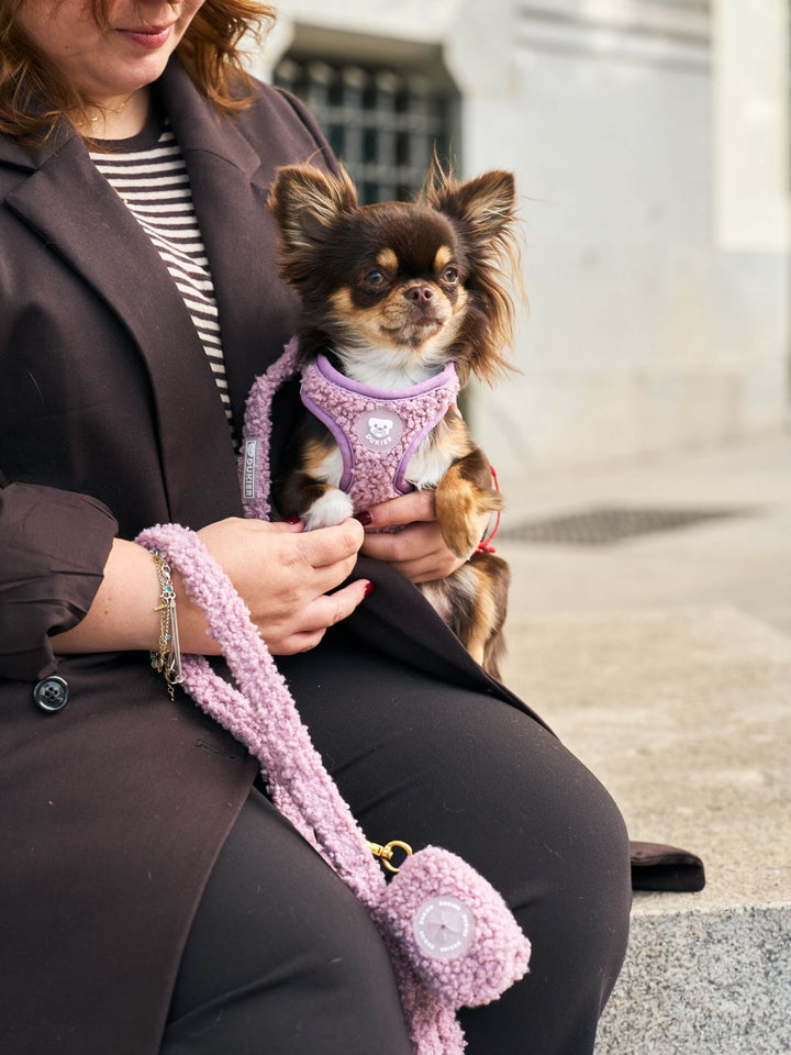 PETTORINA PER CANE BODY TEDDY LILAC