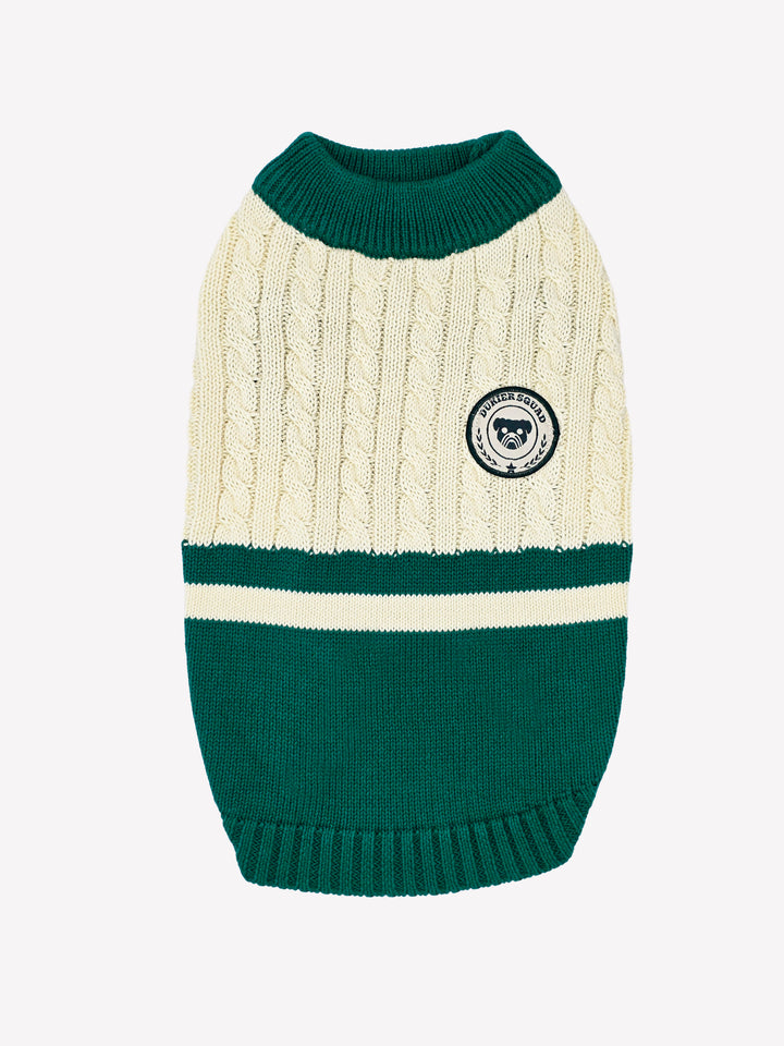 DOG SWEATER GREEN