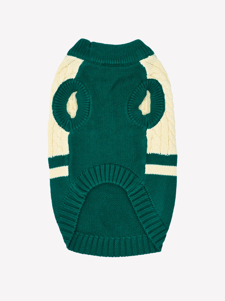 DOG SWEATER GREEN