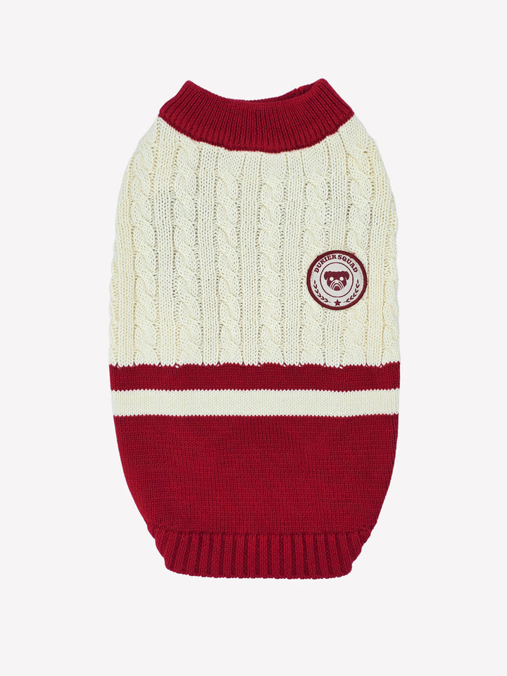 DOG SWEATER RED