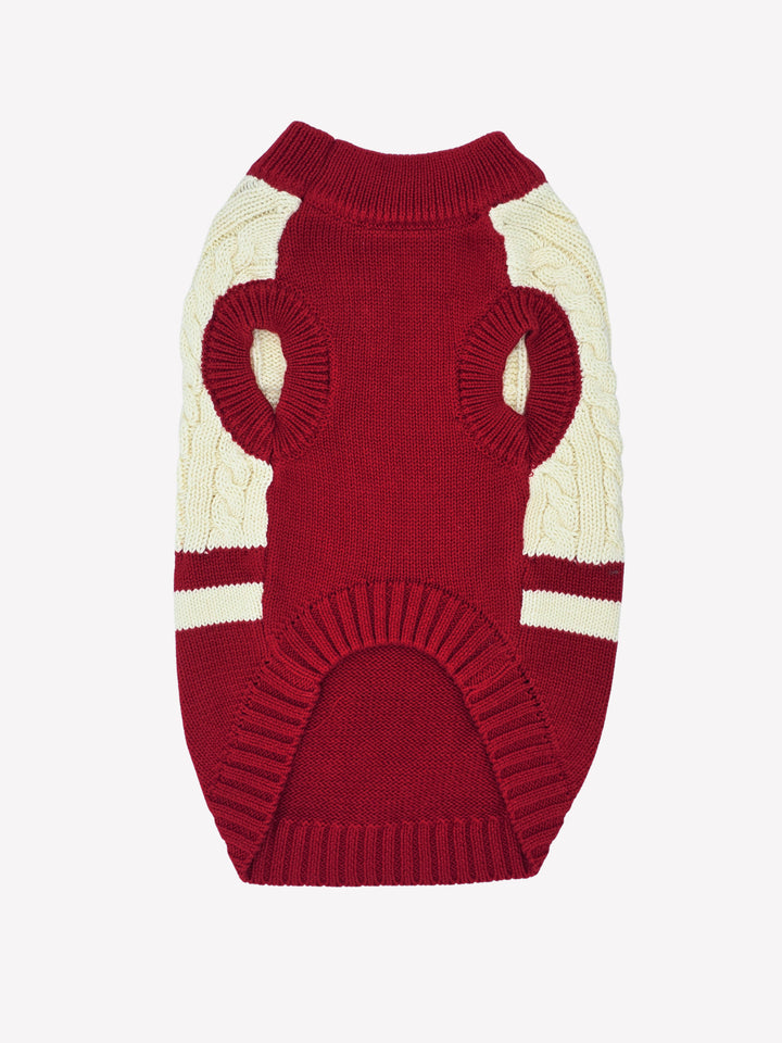 DOG SWEATER RED