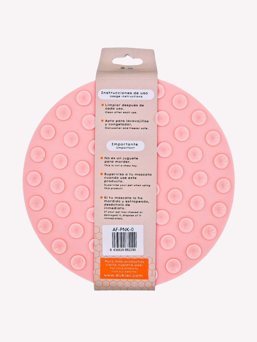 LICK MAT PARA PERRO PINK