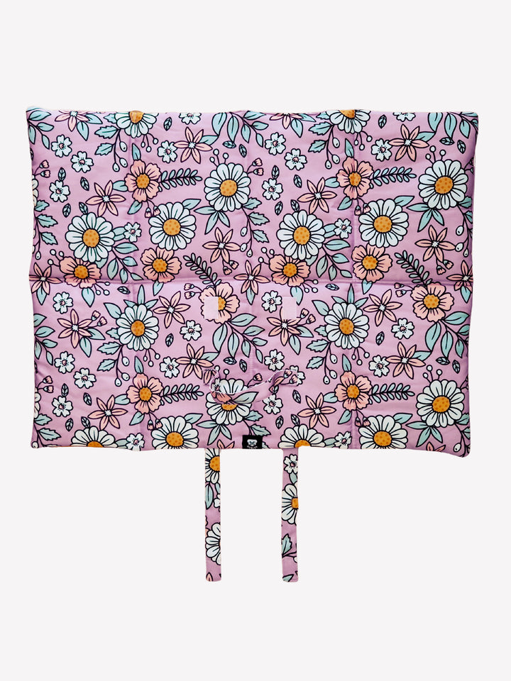 ROLL UP PET MAT: FLOWER POWER