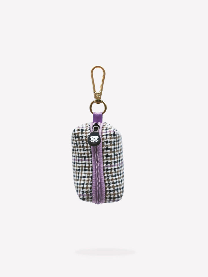 DOG POOP BAG HOLDER PREPPY LILAC