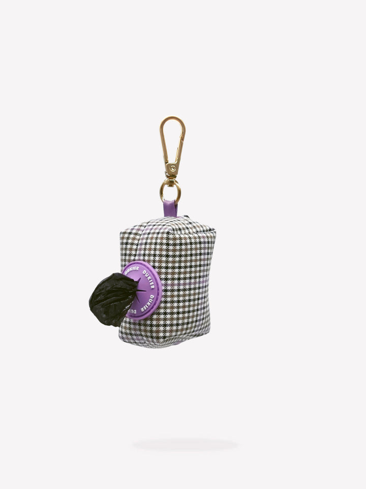 DOG POOP BAG HOLDER PREPPY LILAC