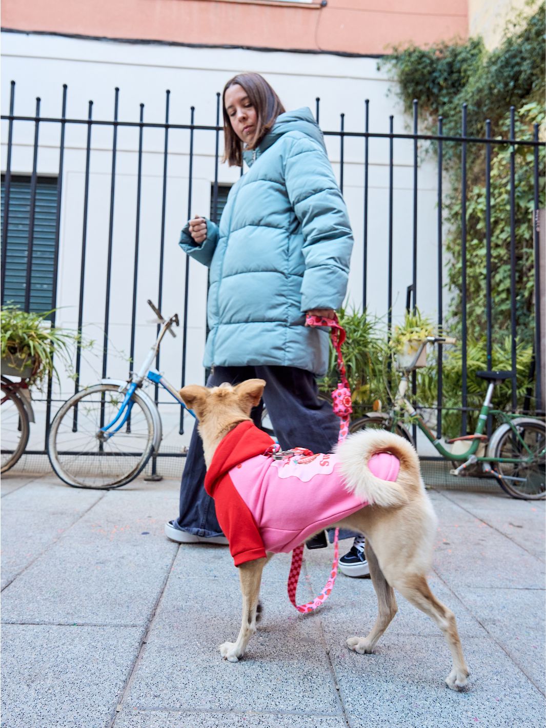 BERRY LOVE DOG HOODIE