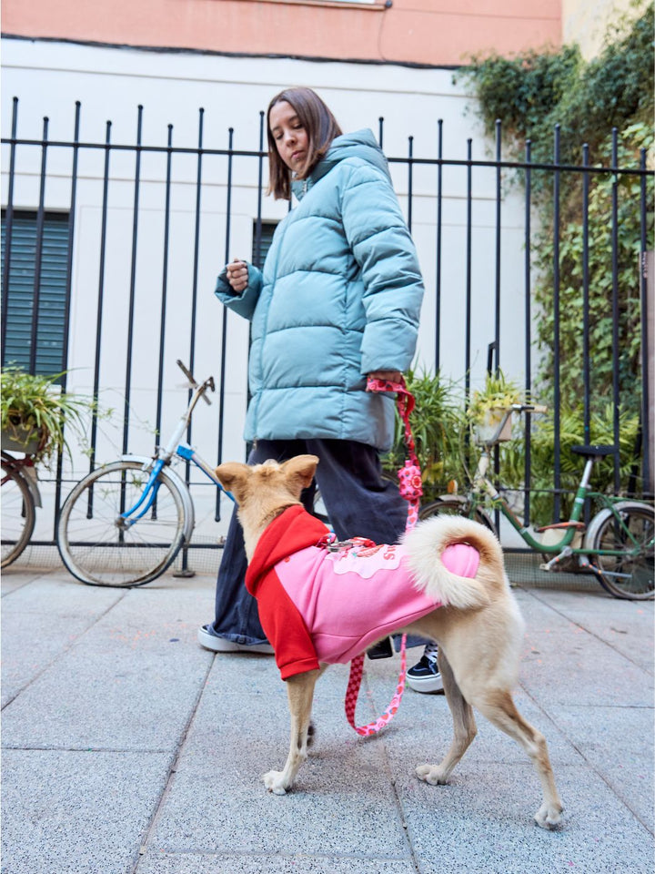 BERRY LOVE DOG HOODIE