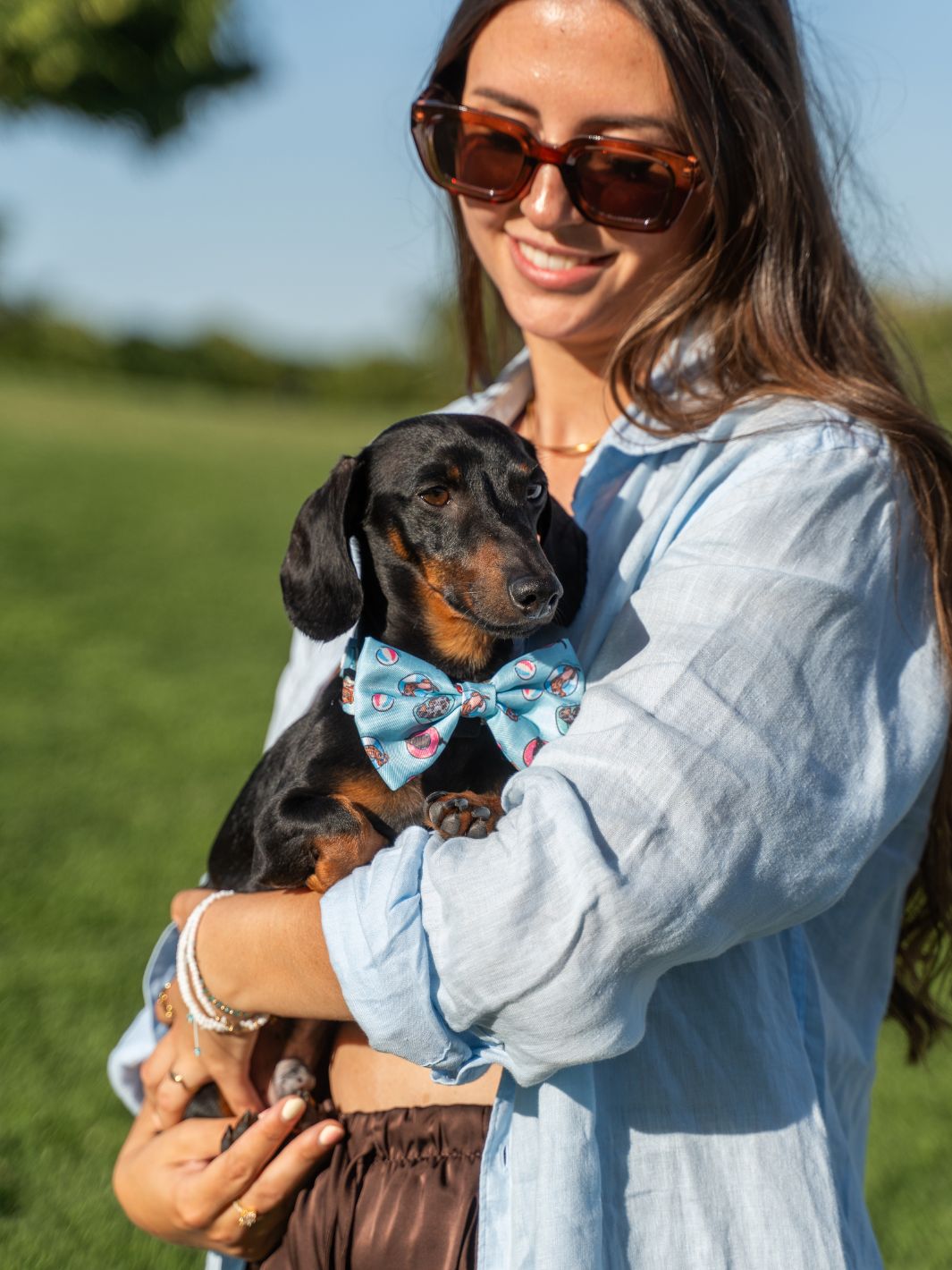 BOW TIE FOR DOGS SUMMER HOT DOGS