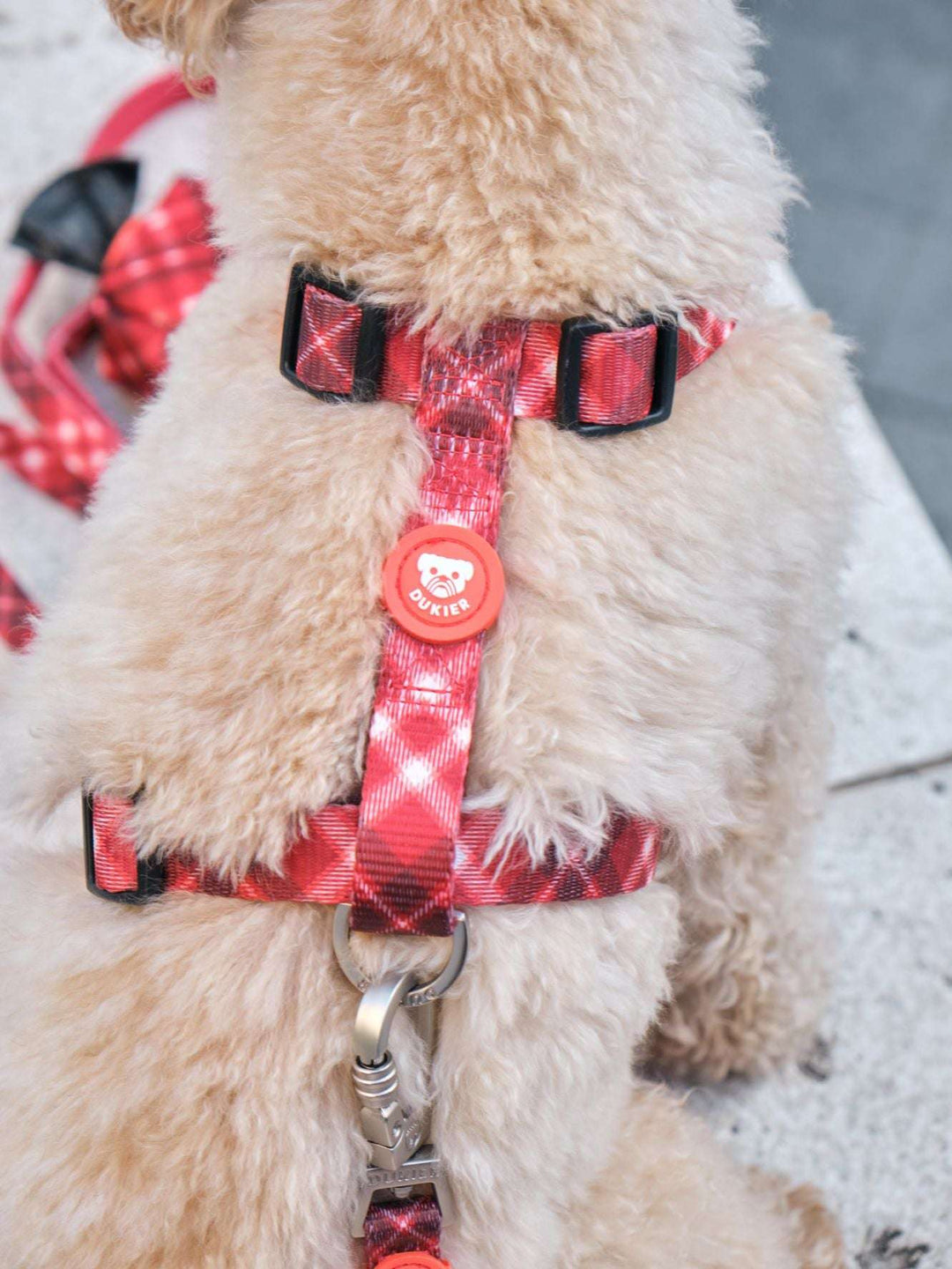 ARNÉS CLÁSICO PARA PERRO TARTÁN RED