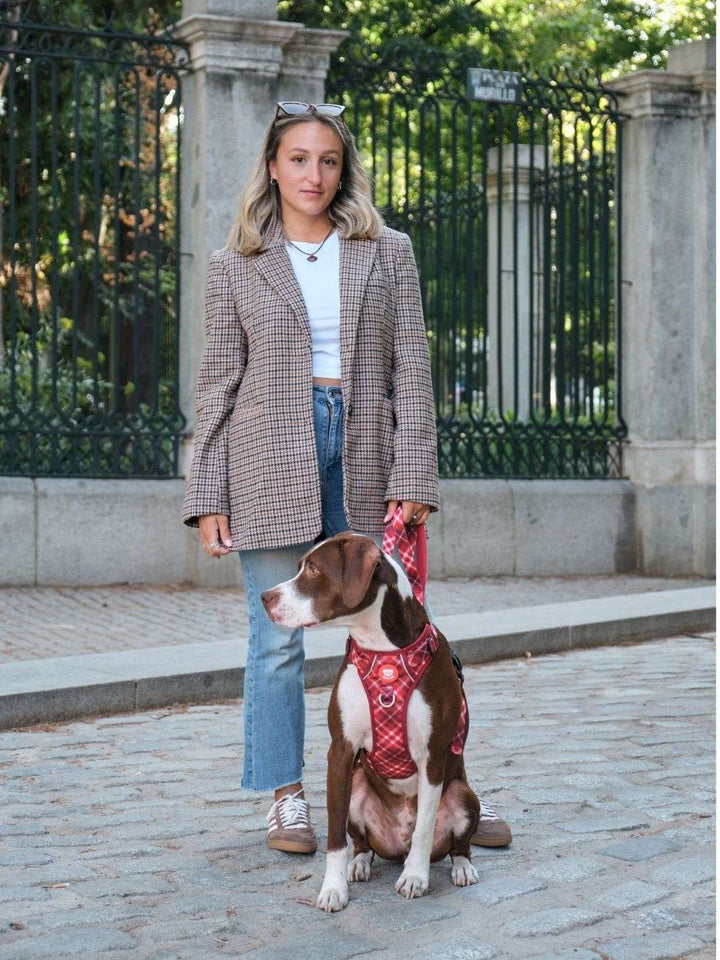 ARNES TRAIL PARA PERRO TARTÁN RED