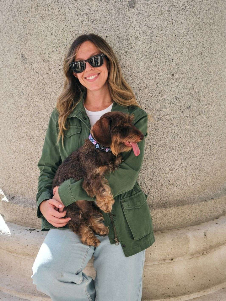 COLLAR PARA PERRO TARTÁN PINK